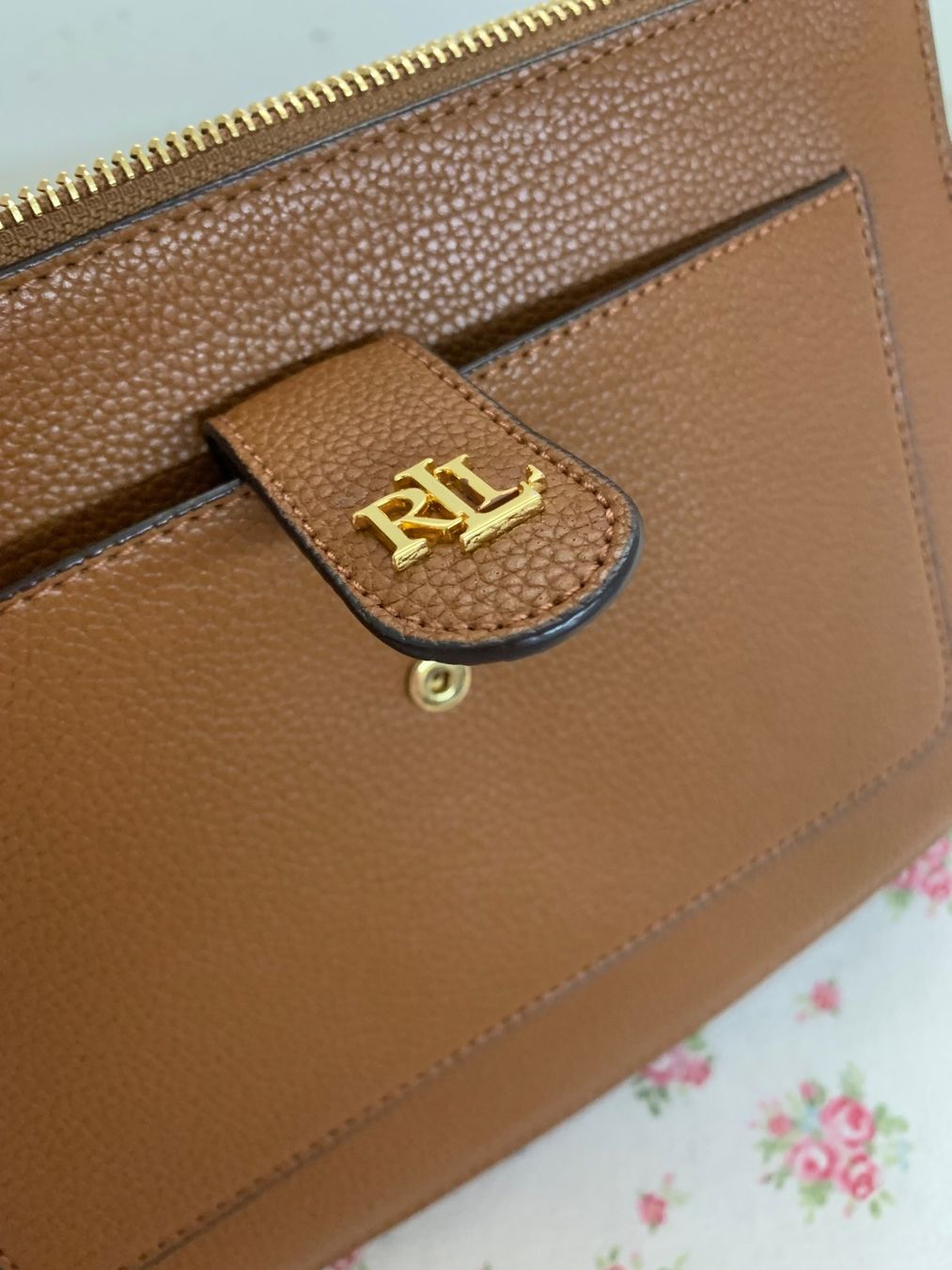 Ralph Lauren Borse da donna: Ralph Lauren Umhängetasche cognac – Usato da Ellikon an der Thur venduto da Bali1999 8