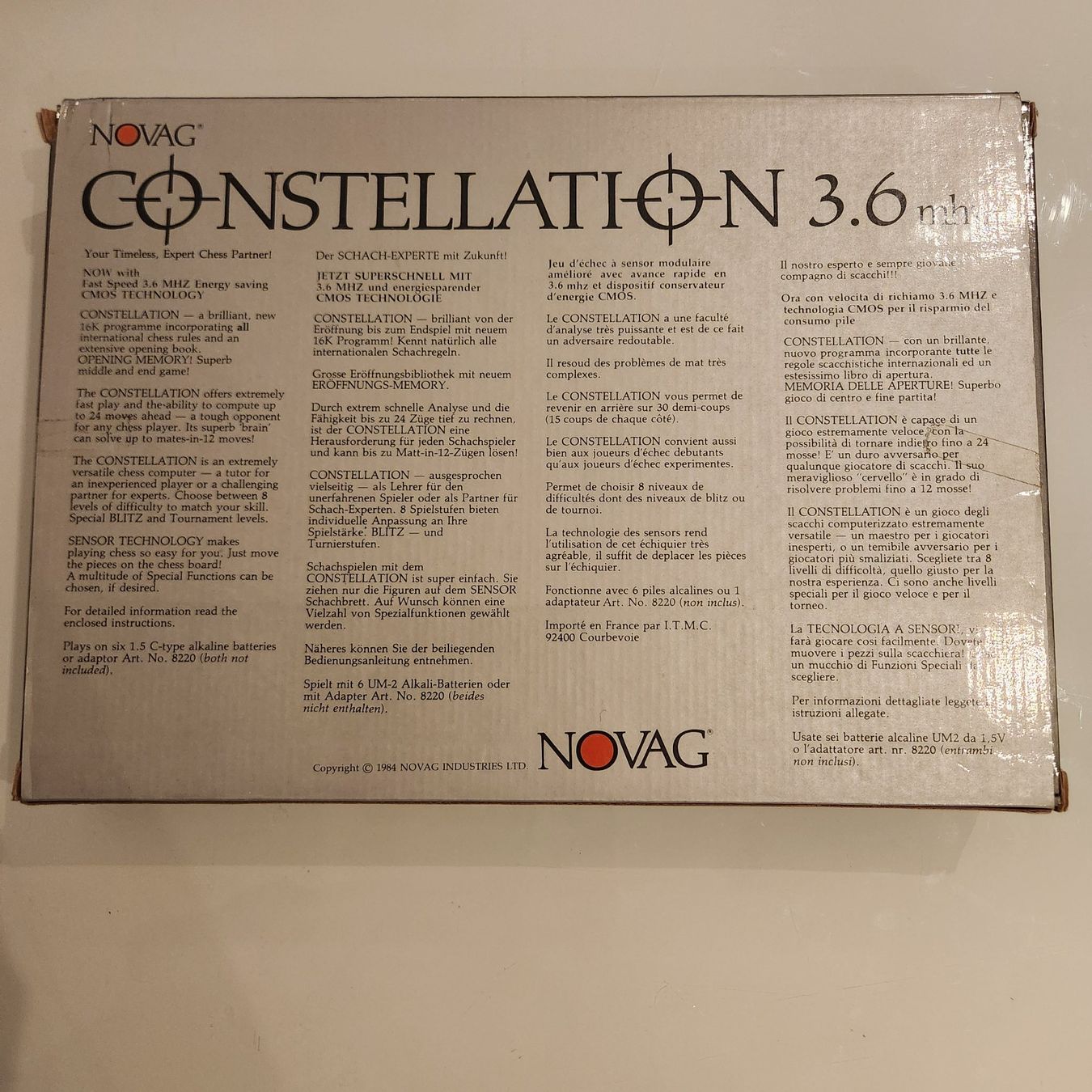Giochi: Novag Constellation 3.6 Schachcomputer – Usato da altendorf venduto da keskomat 1