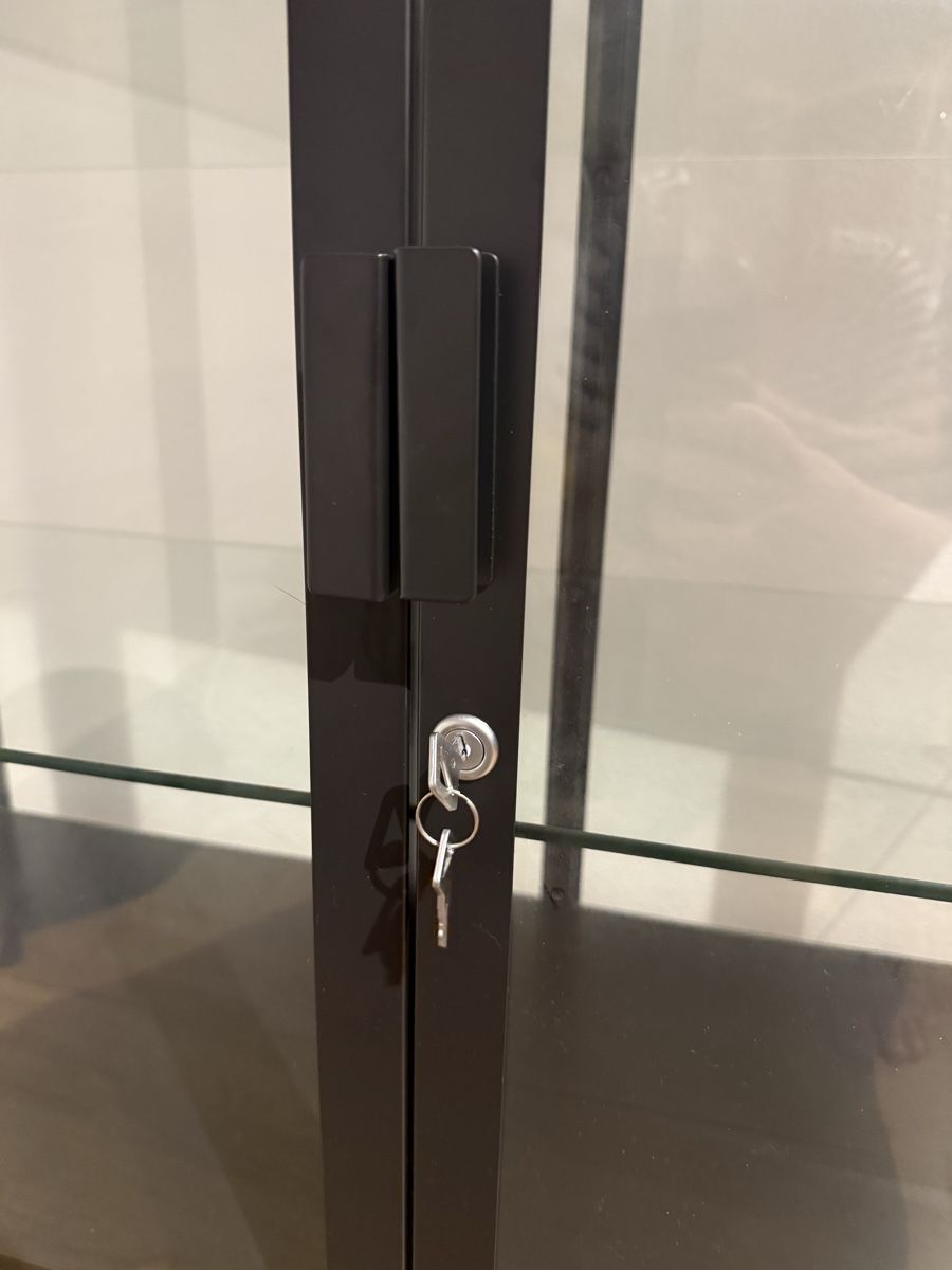 Ikea Vitrinen: Milsbo Glasvitrine schwarz – Neu (gemäss Beschreibung) aus Steinmaur von Naina 2
