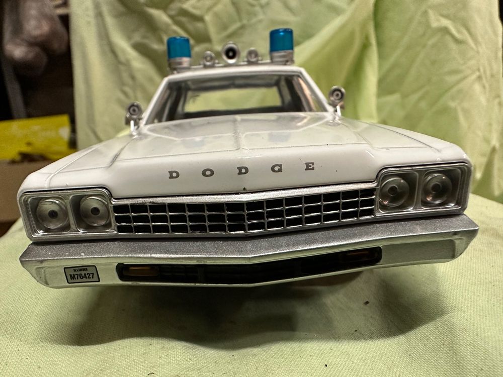 Miniature Dodge Monaco Rockt 3 - 1978 - Échelle 1/24 - Voiture Jaune Métal