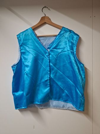 Blauer Fasnachtsweste für Erwachsene