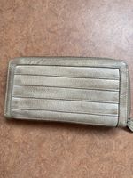 Fredsbruder Lederportemonnaie taupe, viel Stauraum