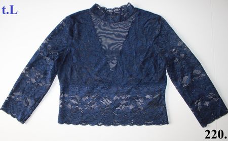 T-shirt en dentelle bleu marine GUESS  t. L