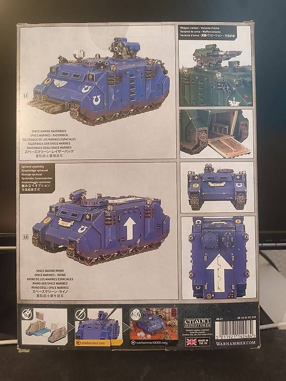 Kit di modellismo & Modellini statici: Space Marine Rhino/Razorback – Nuovo e nell'imballaggio originale da Nürensdorf venduto da GianTJ 1