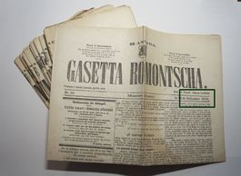 GASETTA ROMONTSCHA 1918, Rätoromanisch, 21 Exemplare