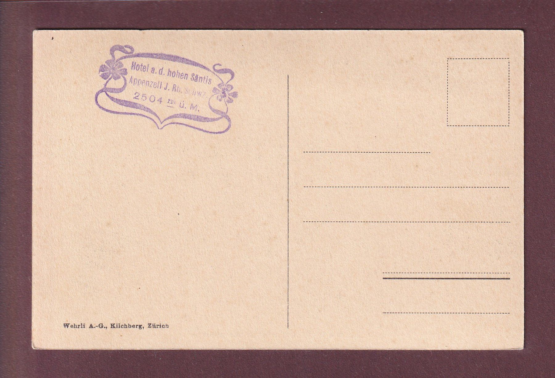 Cartes postales: CHURFIRSTEN vom Säntis – D'occasion à Pully par nicecards 1