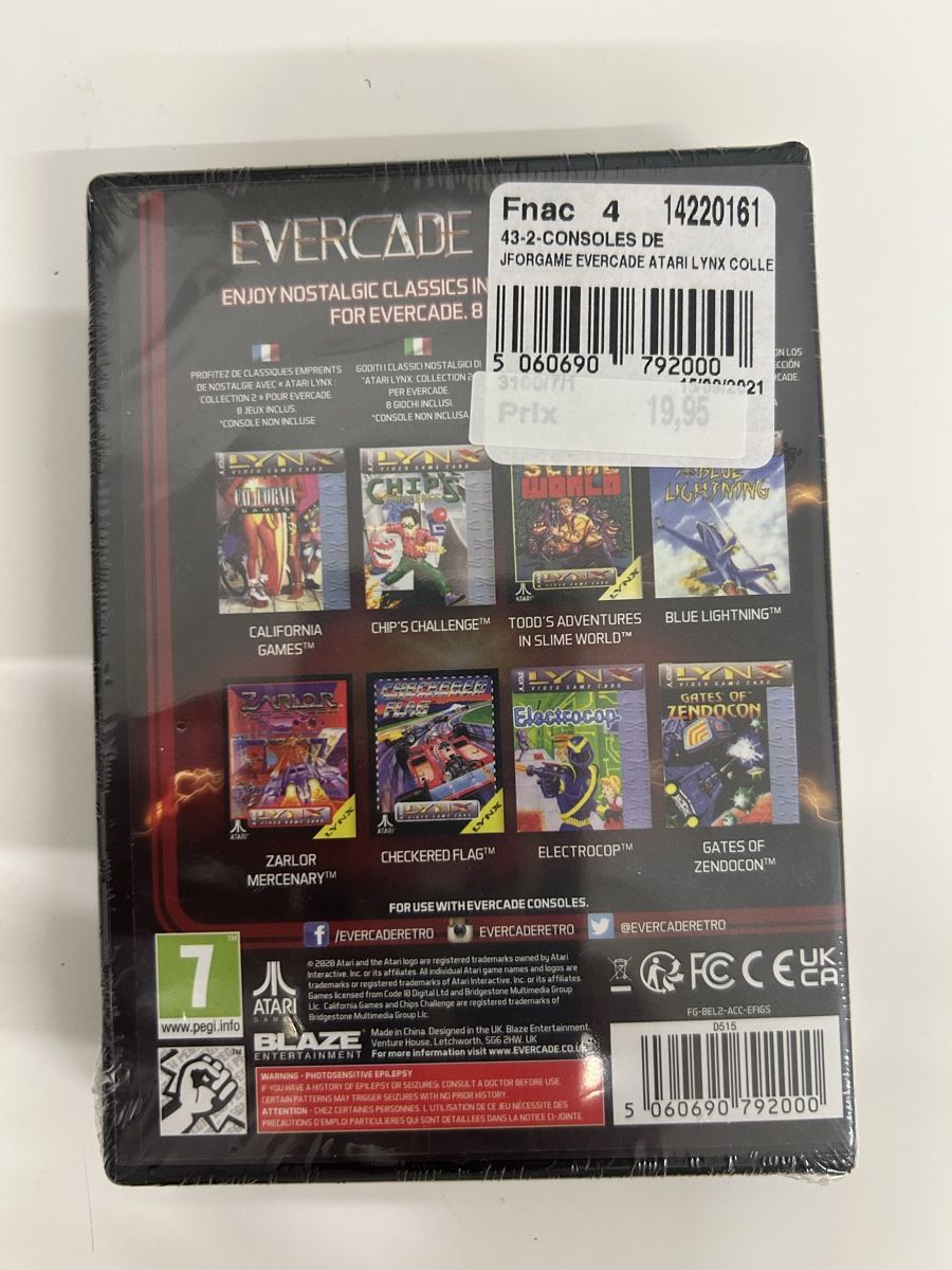 Spiele: Atari Lynx Collection 2 sealed Evercade  – Neu und originalverpackt aus Pully von PongDayOne 1