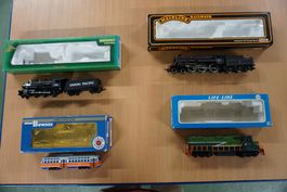 4 Eisenbahnmodelle der USA