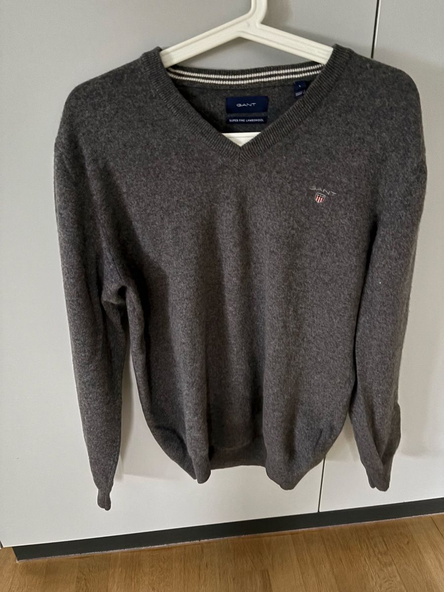 Gant Maglioni & Felpe: Pullover grau Gant lambswoll L – Usato da Fribourg venduto da dafral