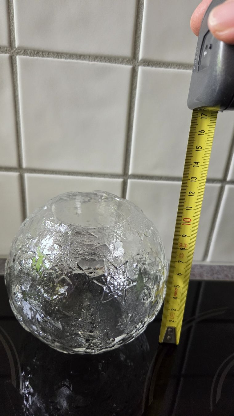 Kerzenständer: Teelichthalter Kugel aus Glas – Gebraucht aus Hallwil von engebuehl 2