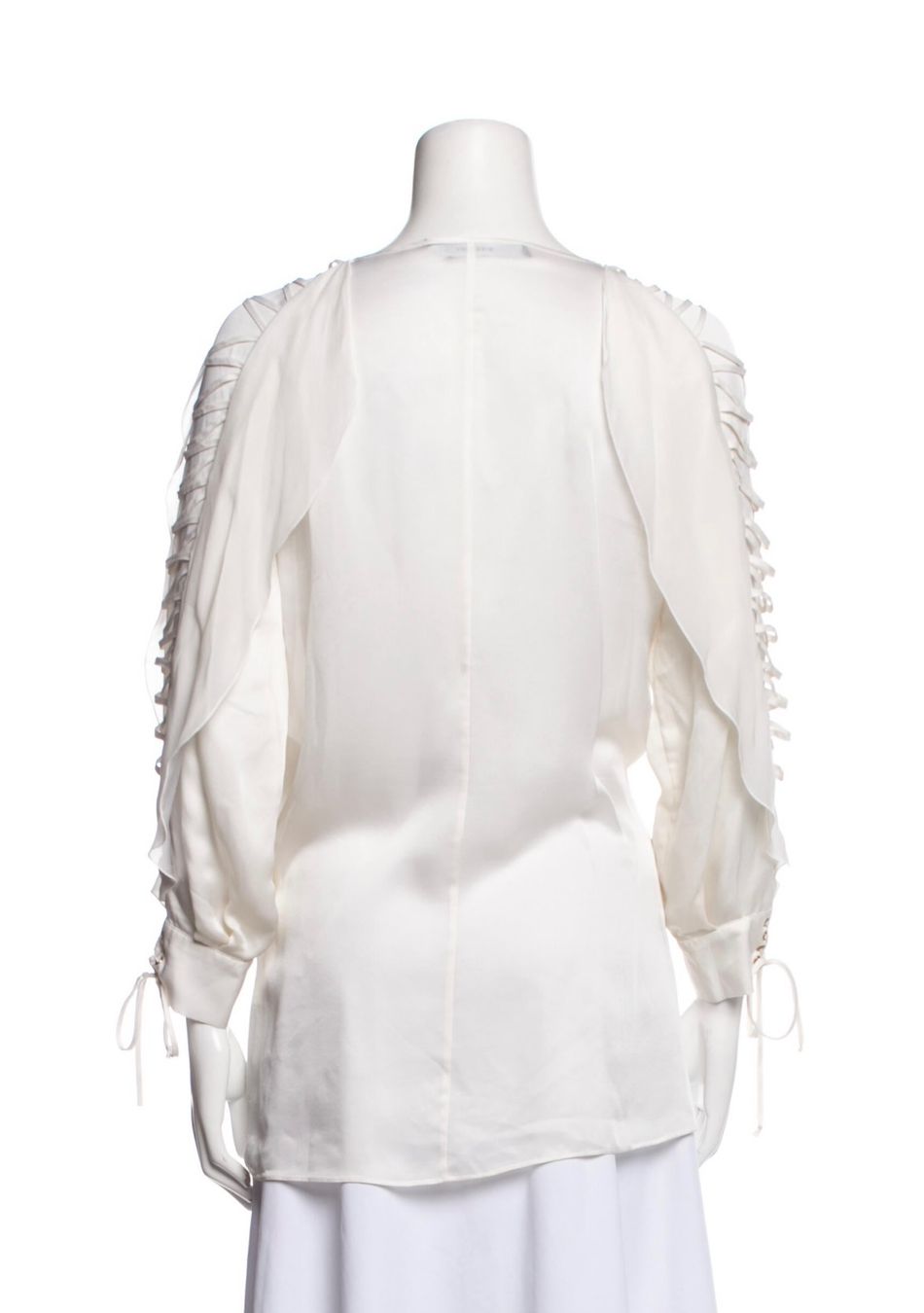 Givenchy Chemisiers: Givenchy Silk V-Neck Blouse/Fr38 – D'occasion à Basel par TIMELESS-FASHION 3