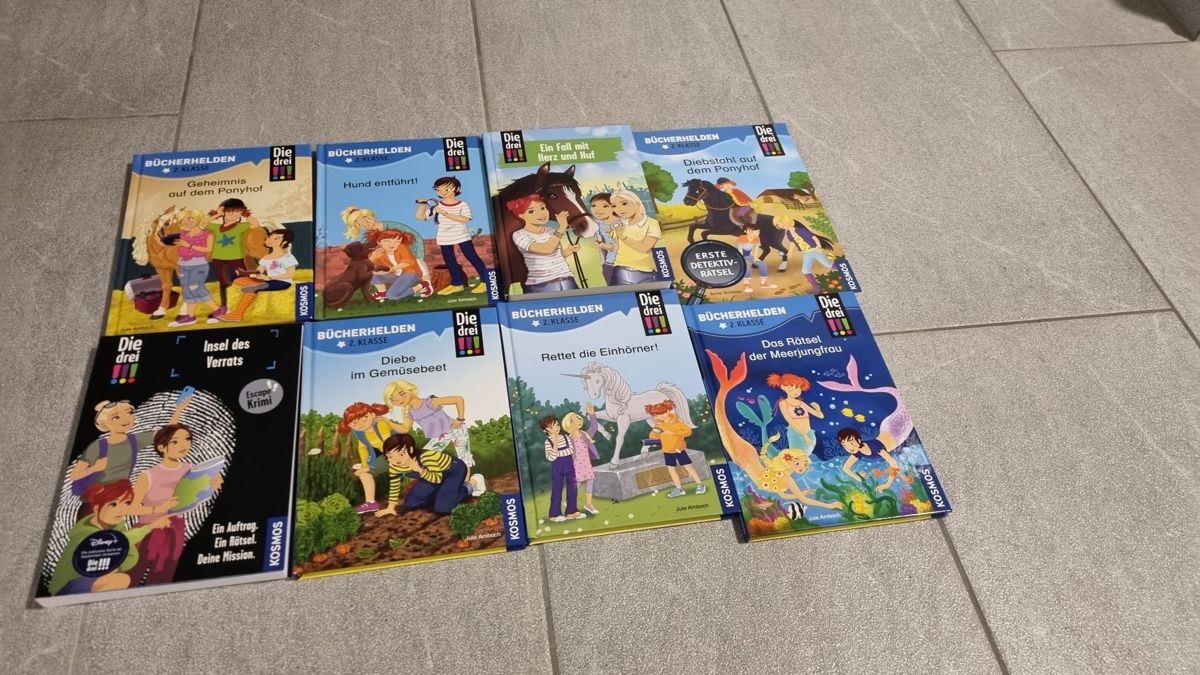 Libri: 8 Kinderbücher Die drei !!! – Usato da Grüt (Gossau ZH) venduto da puni68