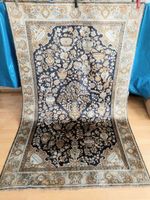 Seide auf Seide Orientteppich 195*135cm handg.&gewaschen Top