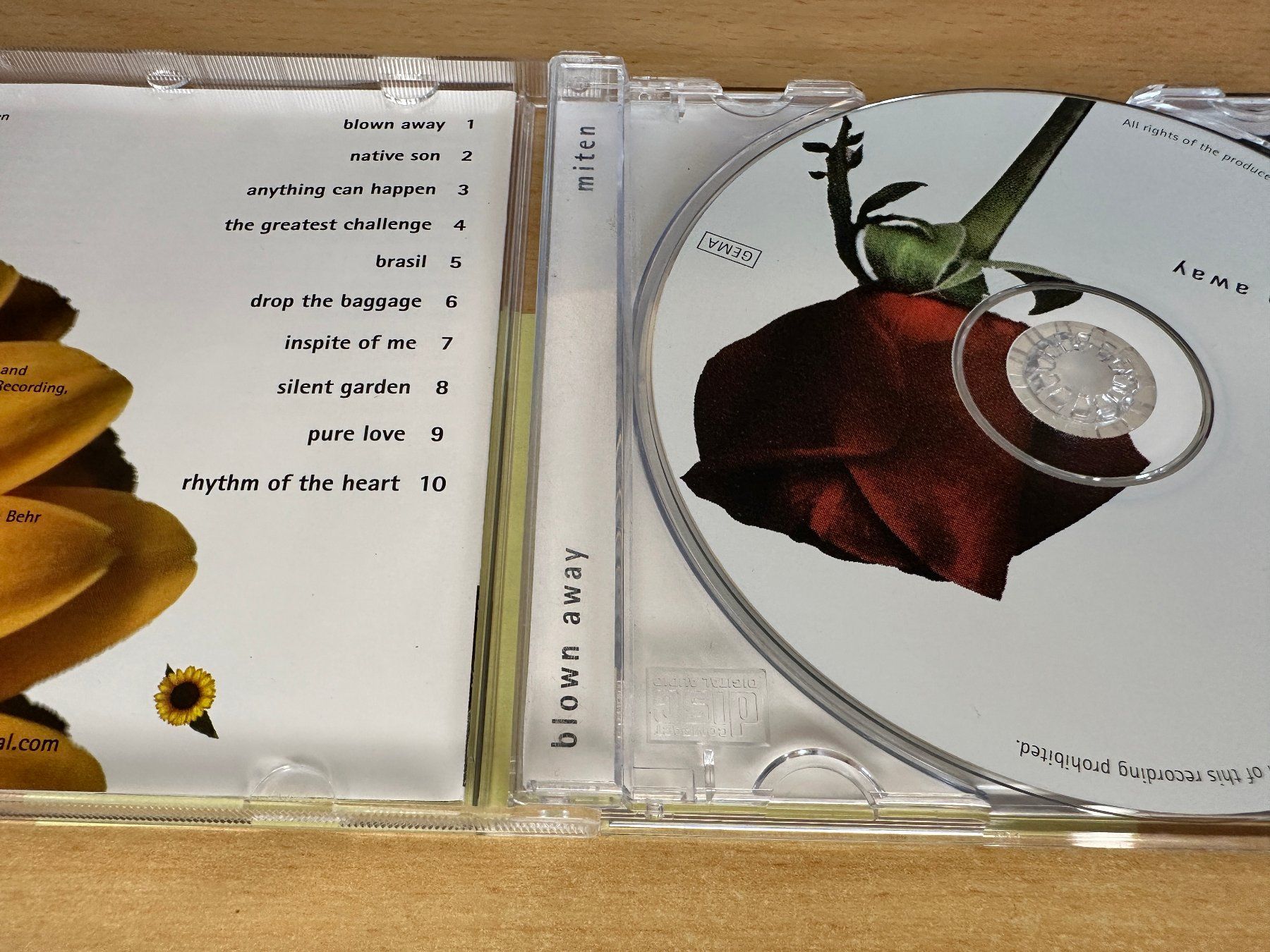 CD: Miten – Blown Away – Usato da Rikon im Tösstal venduto da Alpenmutz 2