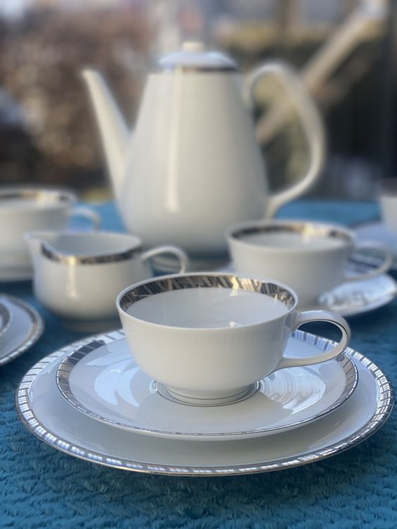 Service à Thé/café Rosenthal Ambrogio Pozzi – 14 Pièces, Porcelaine Multicolore