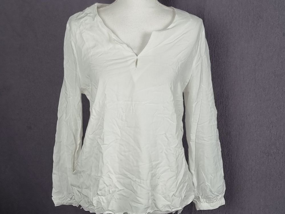 S.Oliver Blusen: Gr. 42 Bluse weiss S. Oliver – Gebraucht aus Sutz von Dalilea