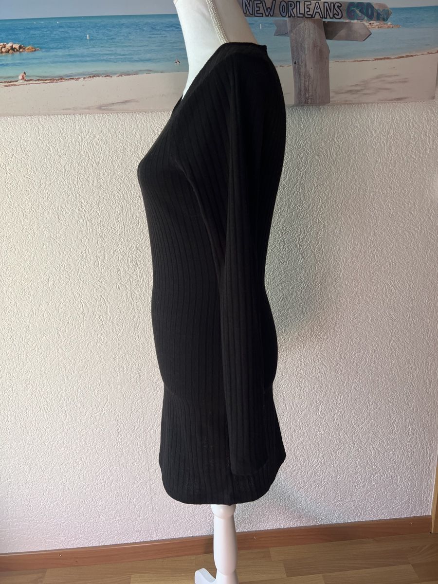 Mango Kleider: Schwarzes Mango Kleid, Rippstrick, Gr.XS – Gebraucht aus Linden von Annelie12 1