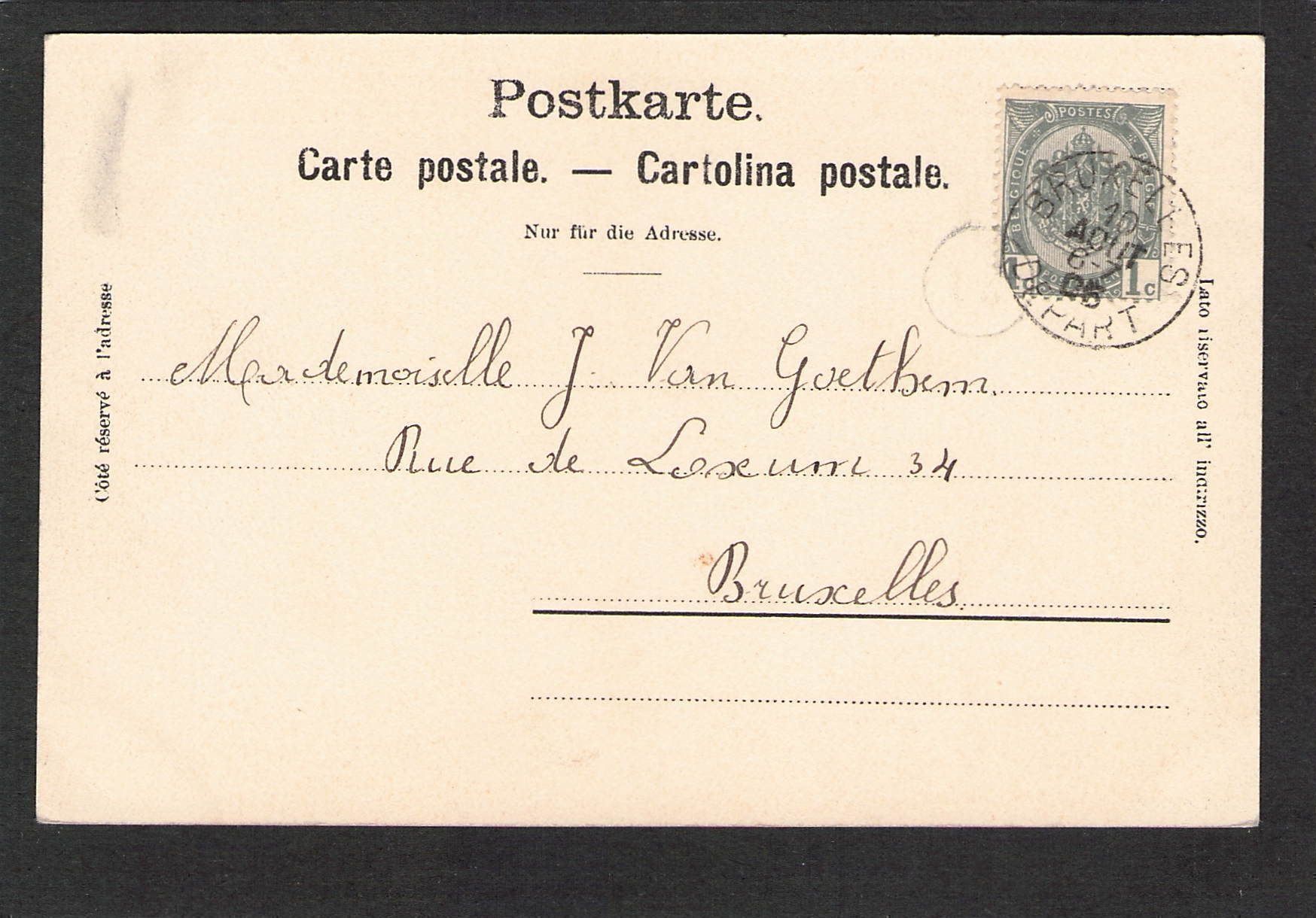 Cartoline postali: AK/UR Fluelen mit Bristenstock , 1905/06 – Usato da Reichenburg venduto da Pipo-67 1
