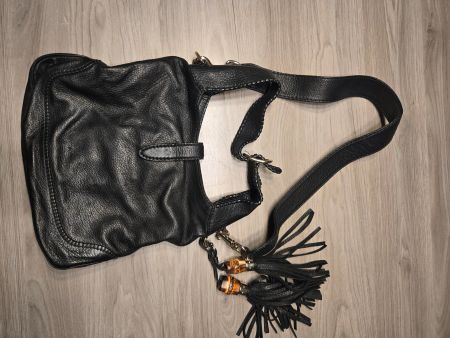 Borsa Gucci 219725 New Jackie Bamboo Tassel Leather Black