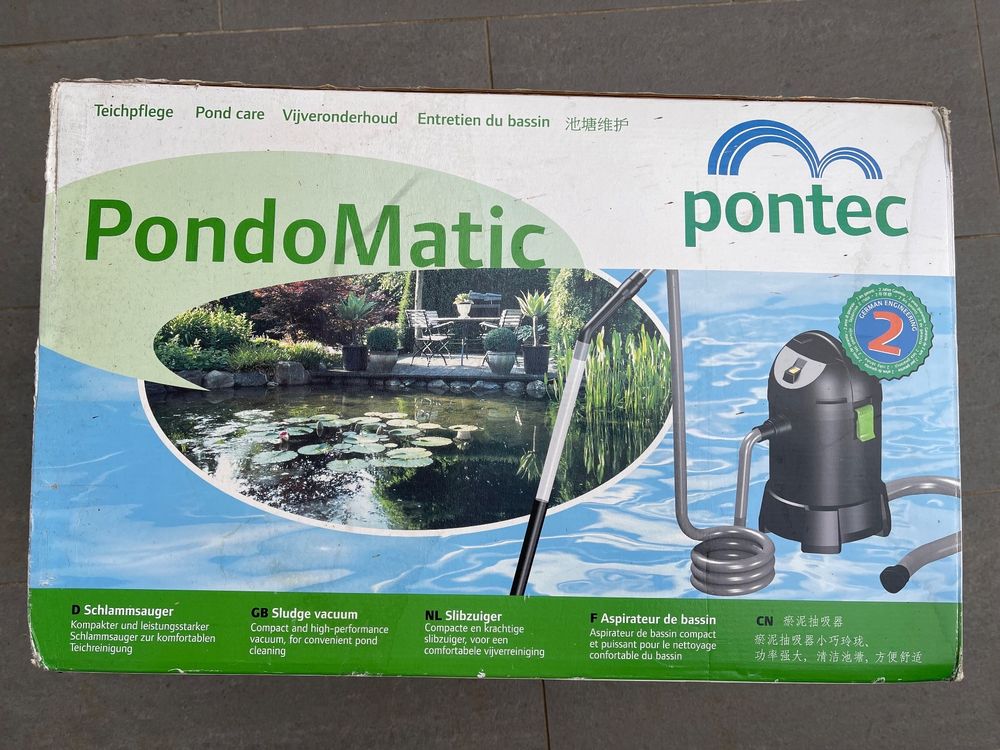 Teich Schlammsauger PondoMatic von Pontec Teichpflege Kaufen auf