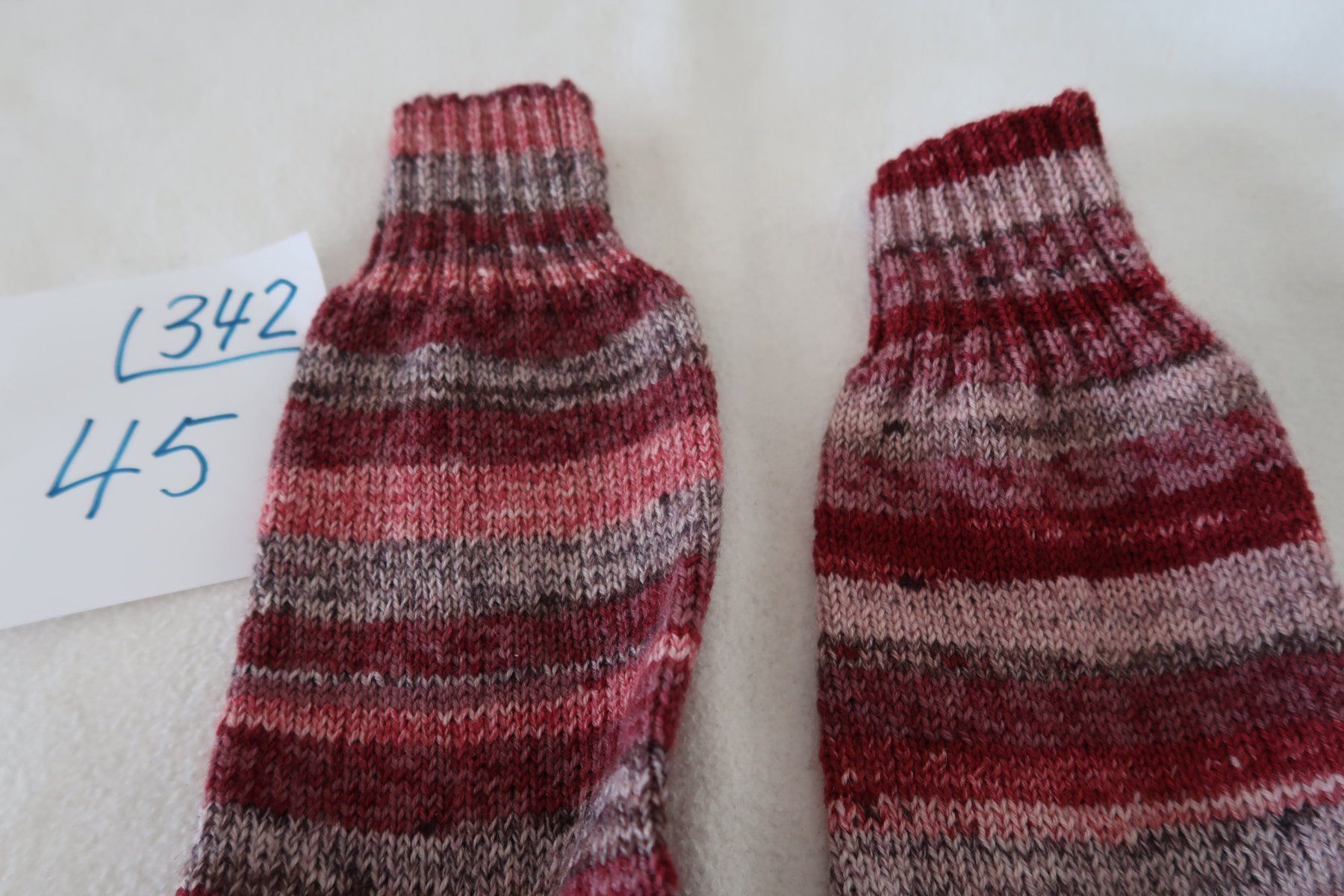 Calze: Handgestrickte Wollsocken Gr. 45  (342) – Nuovo e nell'imballaggio originale da neuenhof venduto da Caterchen 1