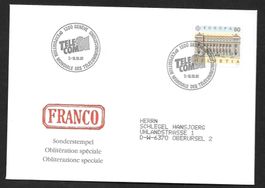 Sonderbrief S. 1436 Telecom Genève 7.-15.10.1991