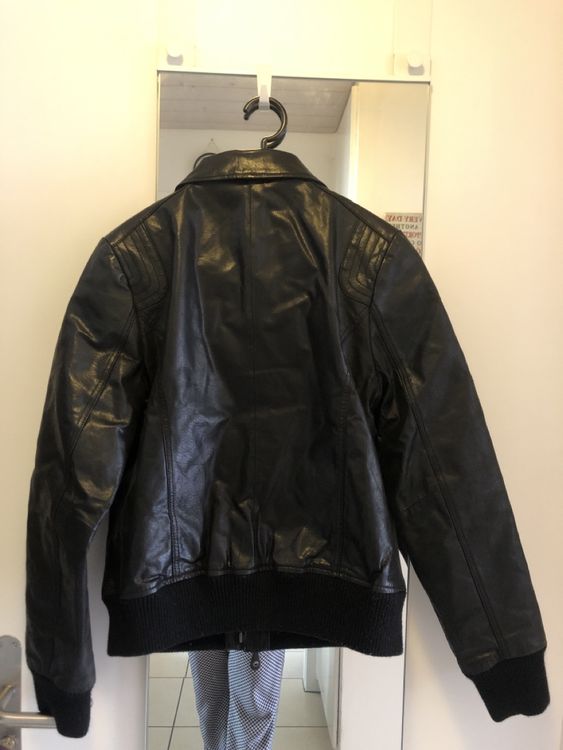 Giacche: Veste en cuir noir – Style – Usato da Biel/Bienne venduto da Lianumi 5