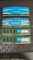 16GB DDR3 RAM Bundle – 4×4GB Crucial / Ballistix Sport 1600M