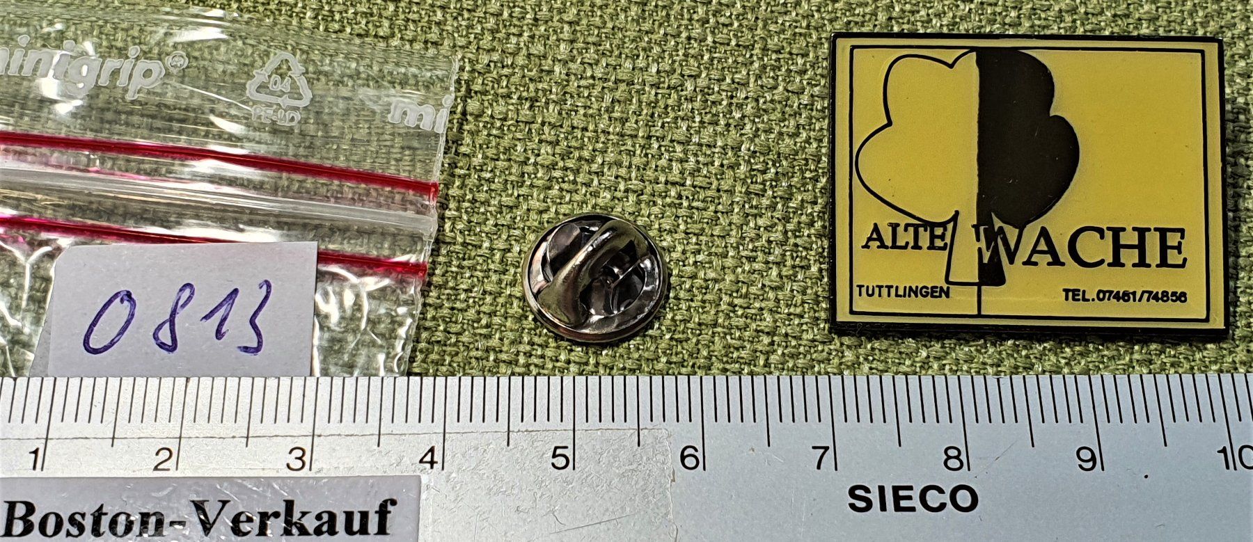 Placchette & Badge: O813 - Pin Alte Wache Tuttlingen – Usato da Reinach BL venduto da Boston-Verkauf 1