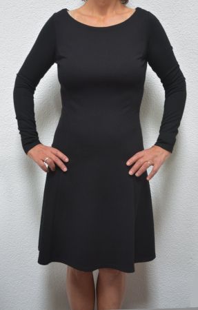 Elegantes, schwarzes Jersey-Kleid von Street One, Grösse: 36