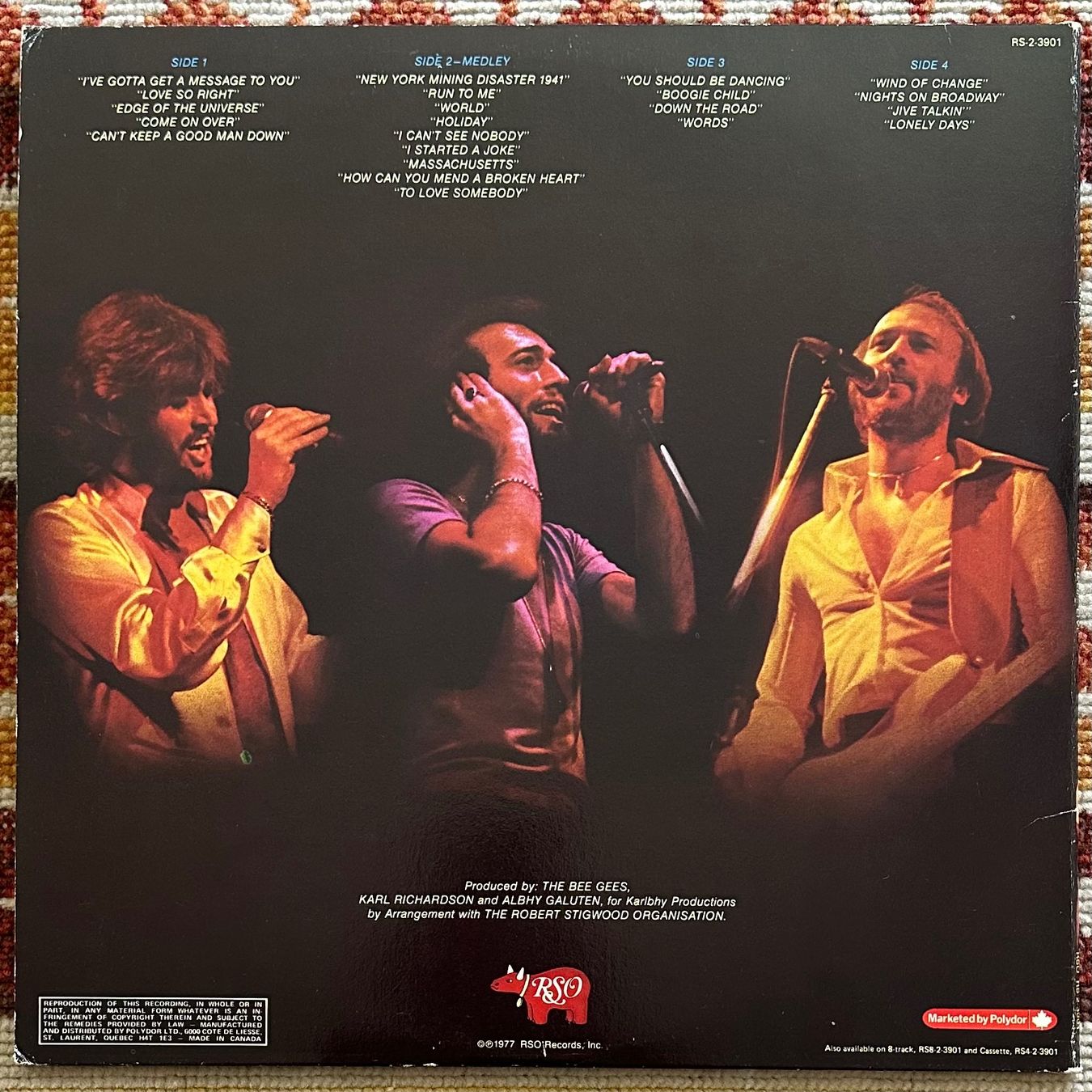 Dischi in vinile: 2LP - Bee Gees - Here At Last… - Live – Usato da Breganzona venduto da Onairda75 1