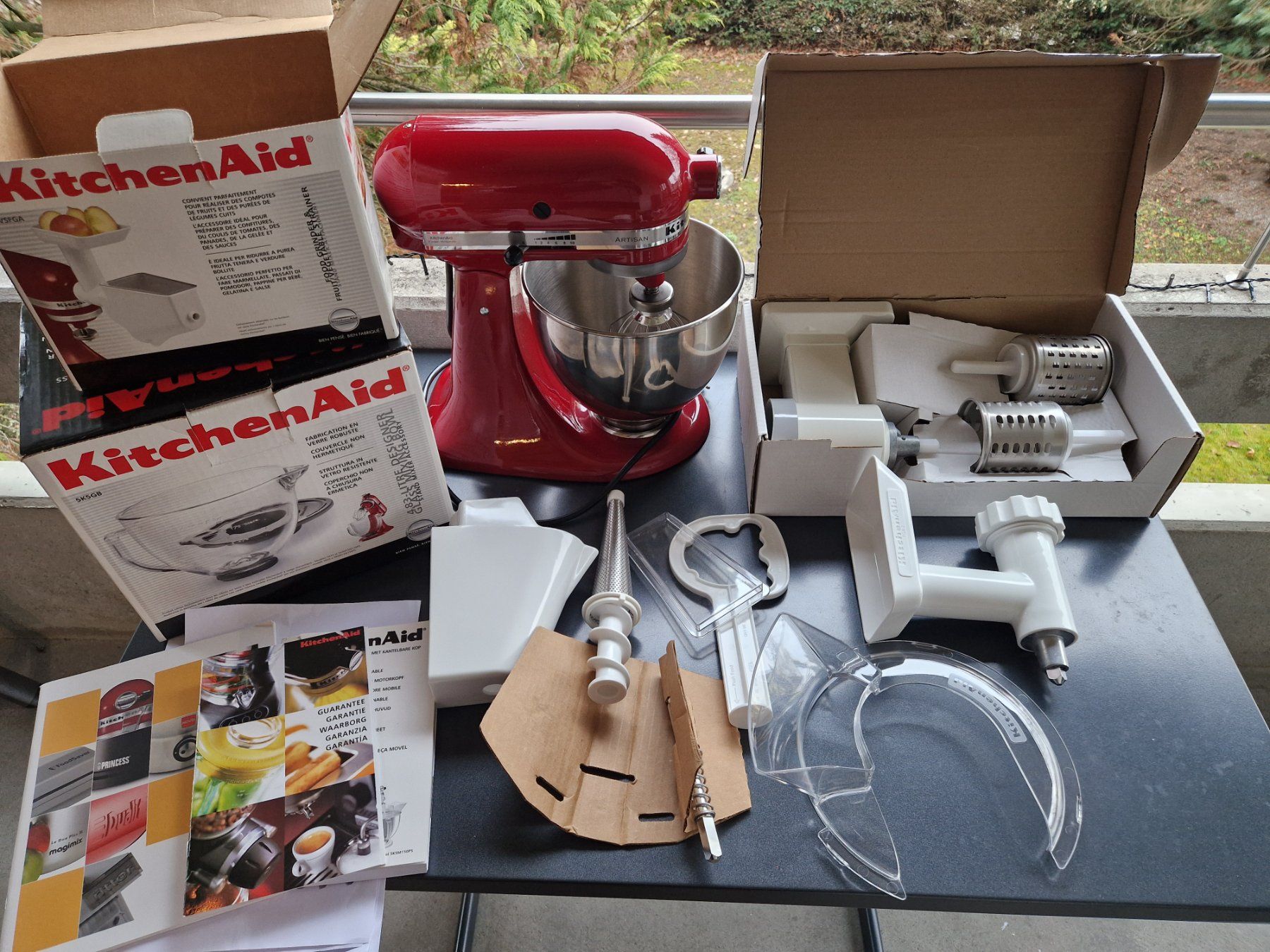 Kitchenaid Elettrodomestici da cucina: Kitchen Aid KSM 150 rot – Usato da Heimberg venduto da ngw01 4