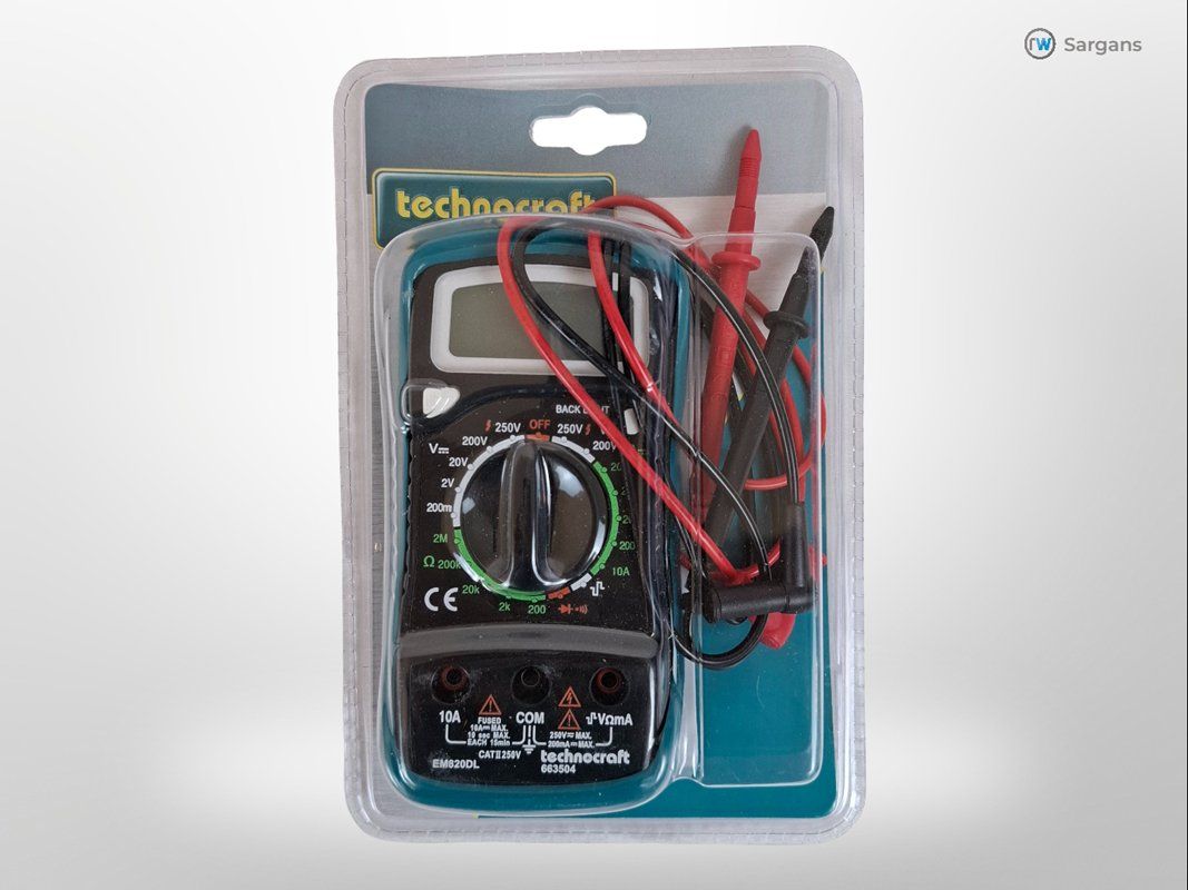 Technocraft Mesurer: TECHNOCRAFT Digital Multitester Strommessgerät – Neuf (Voir description) à Sargans par Restwert_Sargans 1