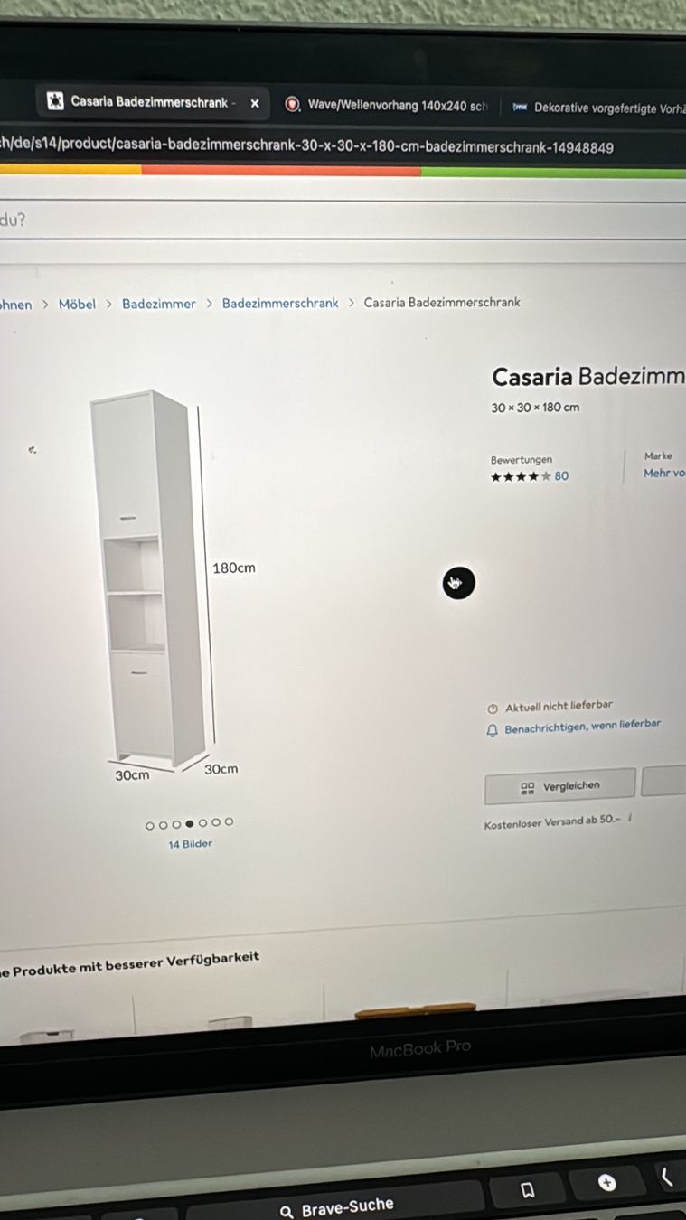 Armadi: Badezimmerschrank Casaria – Usato da Chur venduto da USK_Master 2