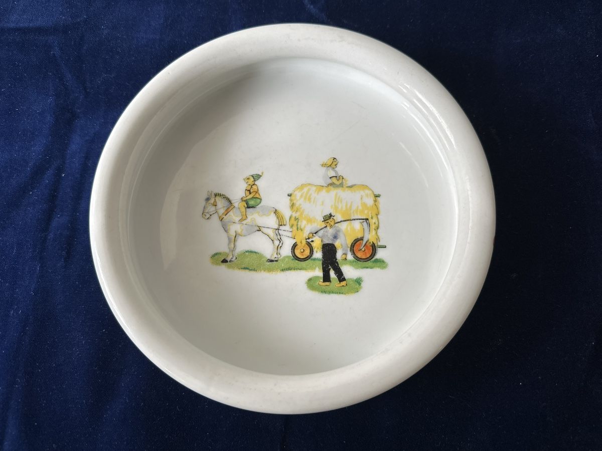 Teller: Th. Heyer Bern Kinderteller, Suissse Langenthal 1940 – Gebraucht aus Zürich von Chaeffeler