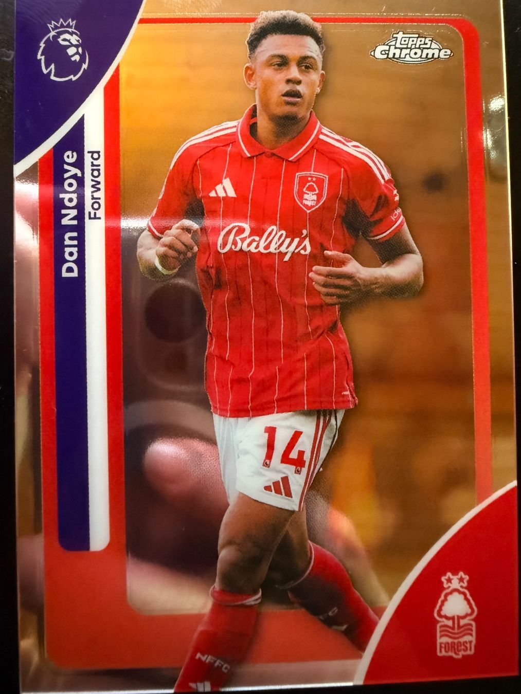 Topps Sammelbilder & Trading cards: Topps Chrome PL 25/26 - Dan Ndoye - Nottingham Forest – Neu (gemäss Beschreibung) aus Cheyres von KeK04