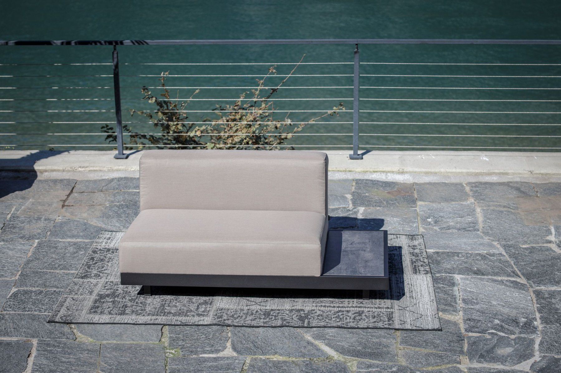 Viplounge Divani: Outdoor Lounge - Sunbrella Stoff sandbraun – Nuovo e nell'imballaggio originale da Uznach venduto da viplounge 5