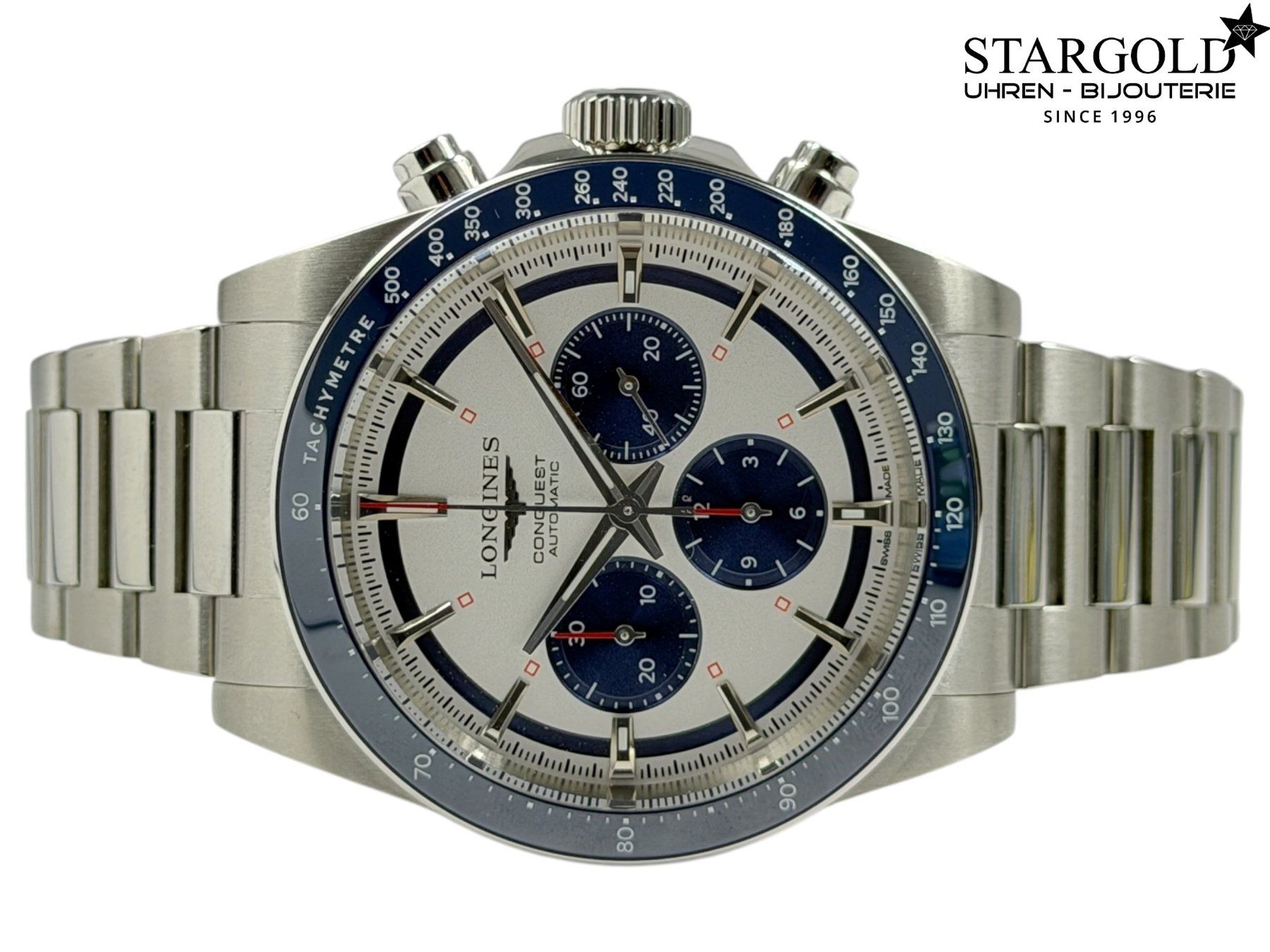 Longines Orologi: Longines Conquest Chronograph -  L3.835.4.98.6 – Usato da Zürich venduto da Stargold-Uhren 3