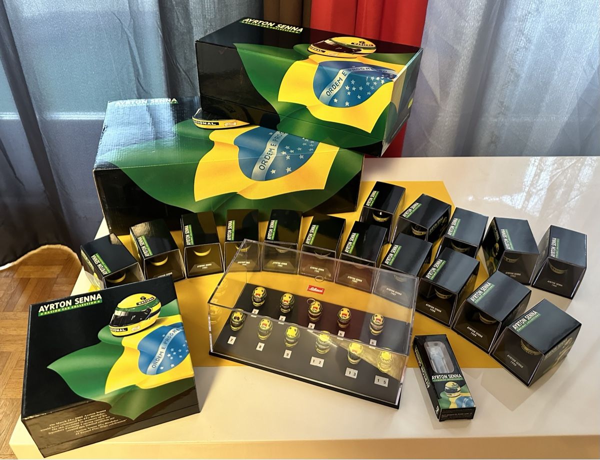 Minichamps Modellini d'auto: AIRTON SENNA – Nuovo e nell'imballaggio originale da Ecublens VD venduto da acbox2000