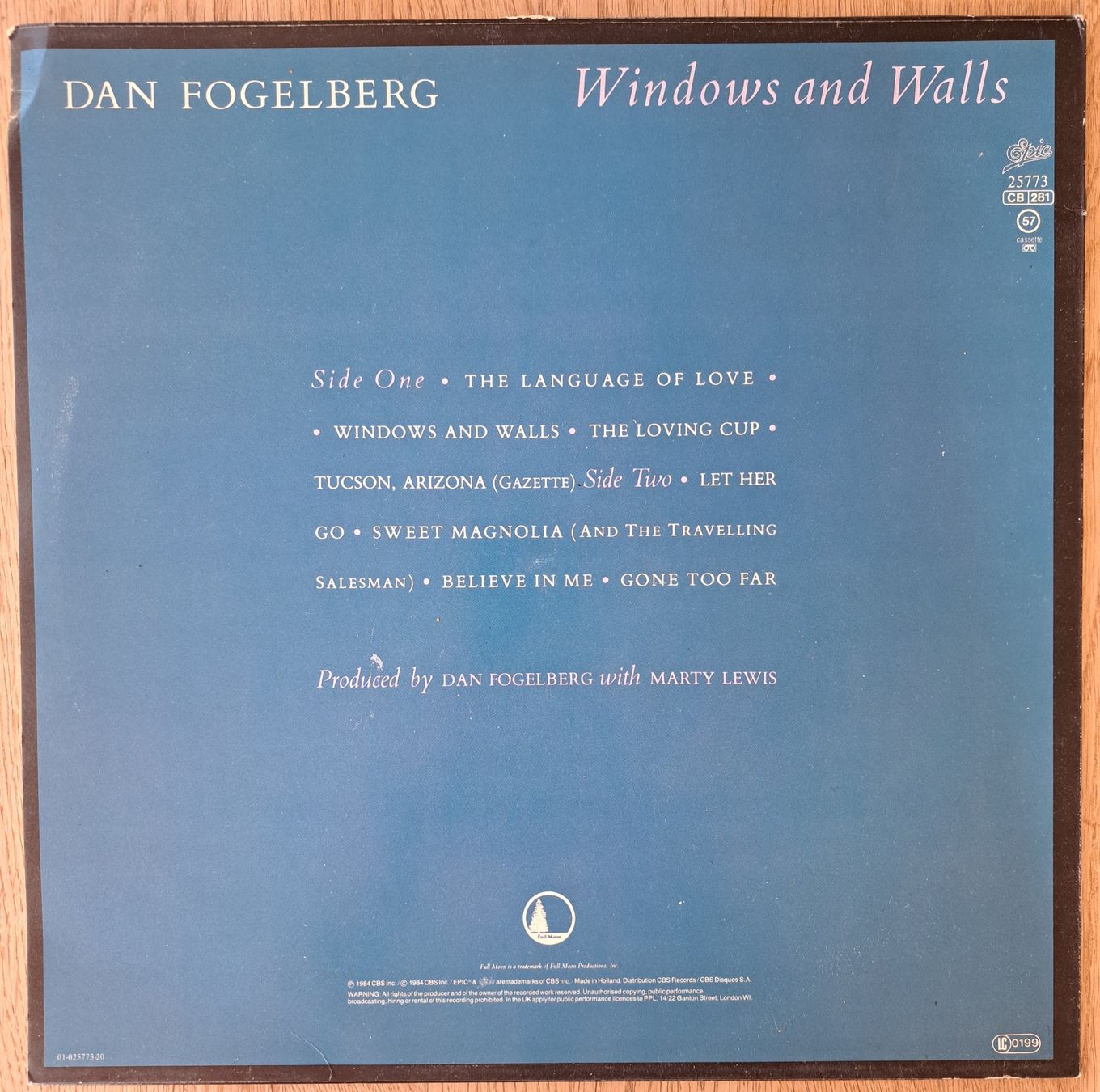 Dischi in vinile: Dan Fogelberg - Windows and walls – Usato da Meggen venduto da Ricardokoch 1