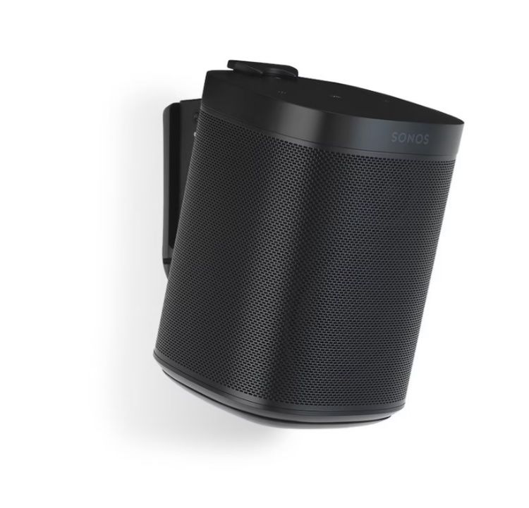 SCHWENK- & NEIGBARER WANDHALTERUNG FÜR SONOS – Für One, One SL & Play 1, Schwarz