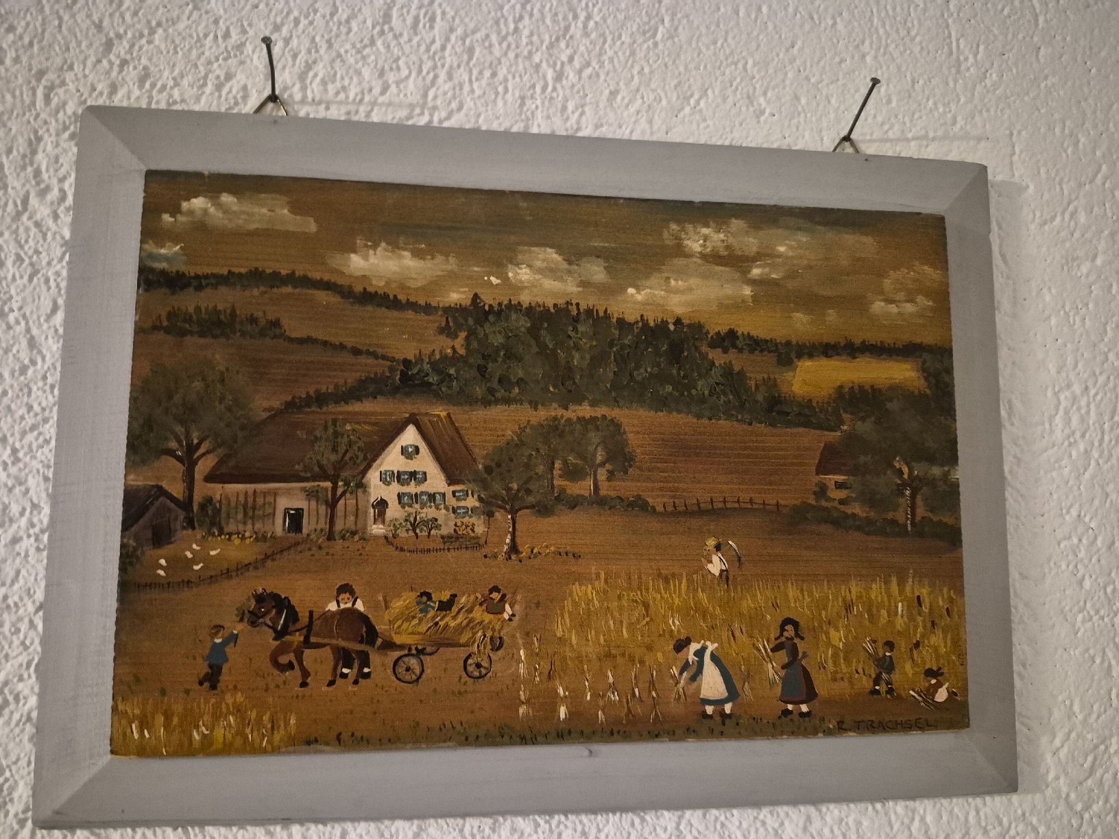 Gemälde: Bild Bauernszene Appenzell auf Holz  – Gebraucht aus Frauenfeld von mel_2gqy 4