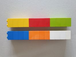 Lego Duplo (I60) 24 Bausteine 2x2 Noppen