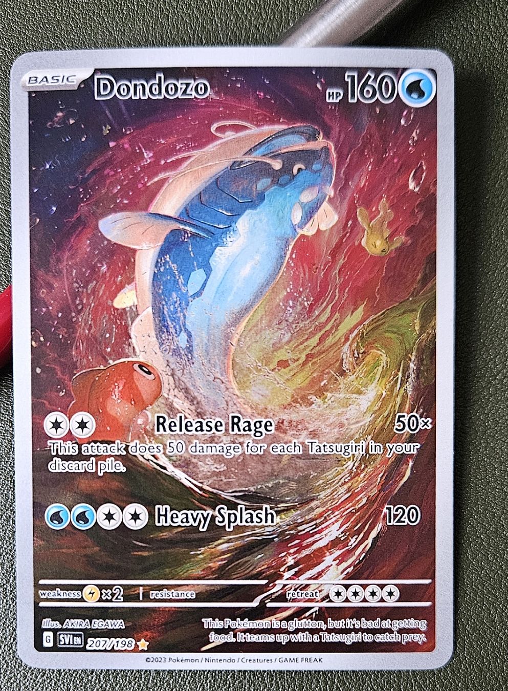 Dondozo Pokemon card SVI 207/198 EN near mint (Neu (gemäss Beschreibung ...