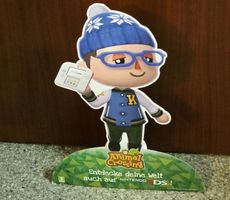 Animal Crossing New Leaf 2DS Villager Promo Kartonaufsteller