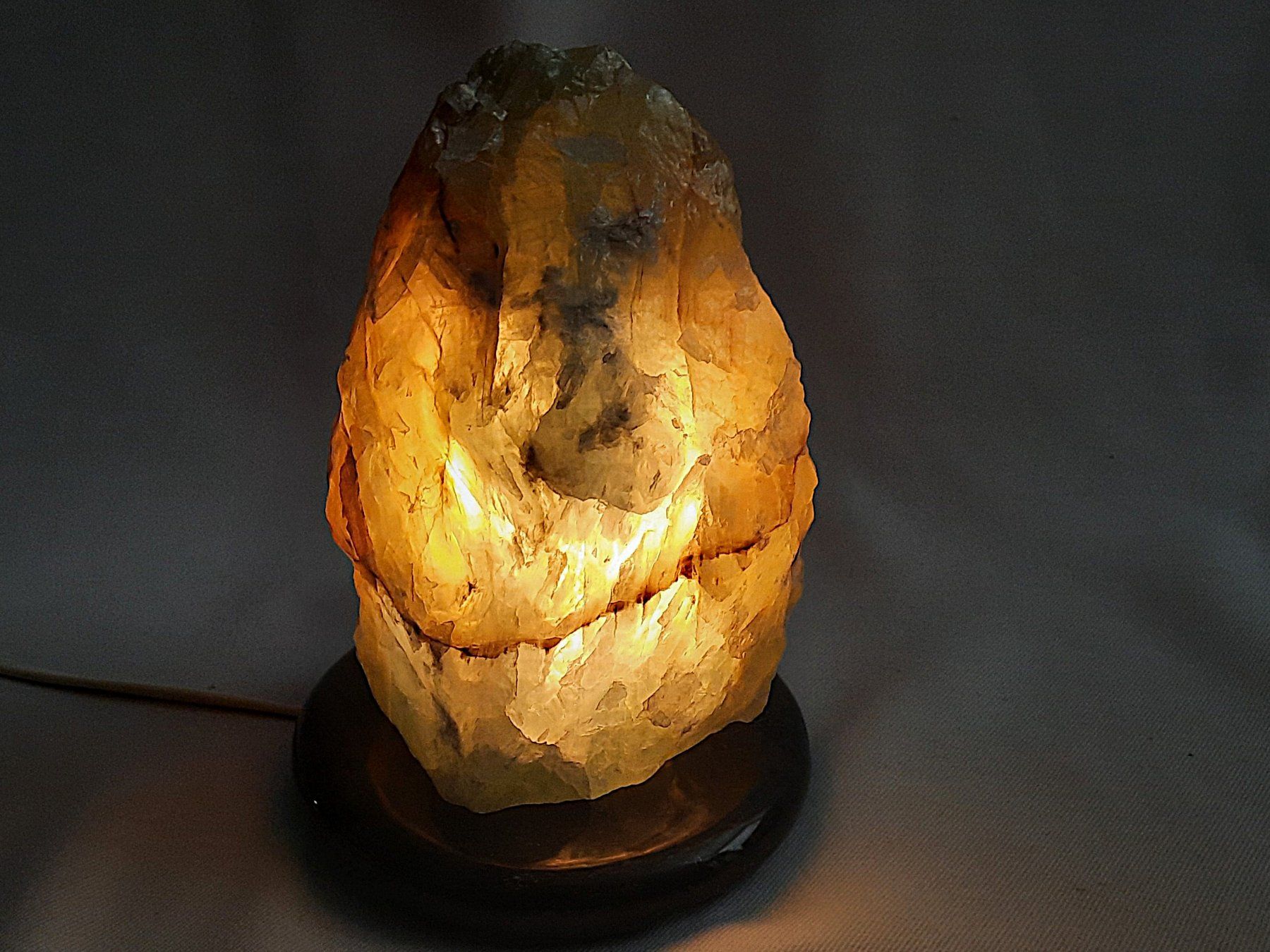 Lampade: Grüner Calcit Steinlampe – Usato da Beinwil am See venduto da Restwert_Beinwil 2