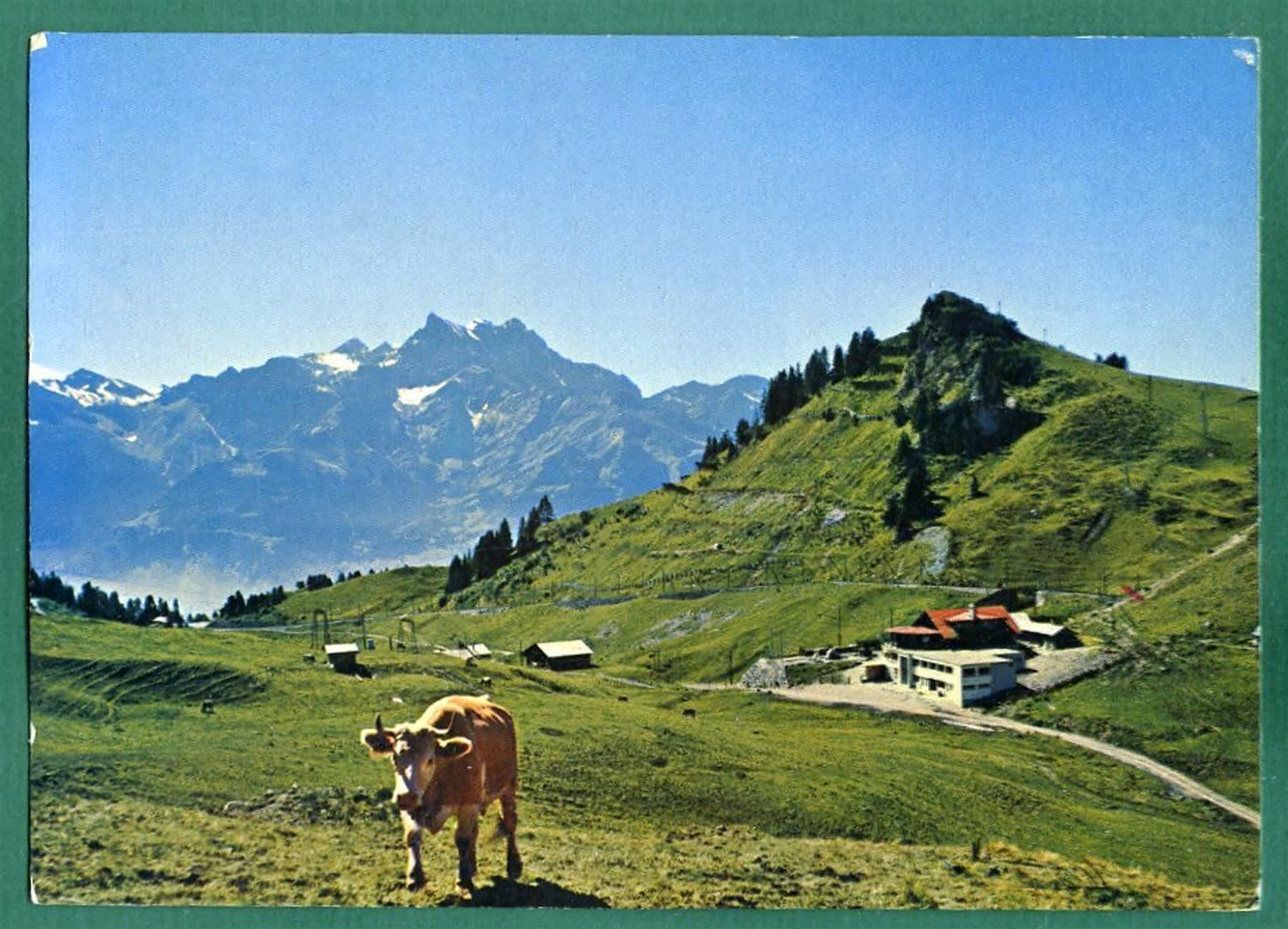 Cartoline postali: Col de Bretaye, 1974, ungelaufen, Grossformat – Usato da Sargans venduto da Hausi1951