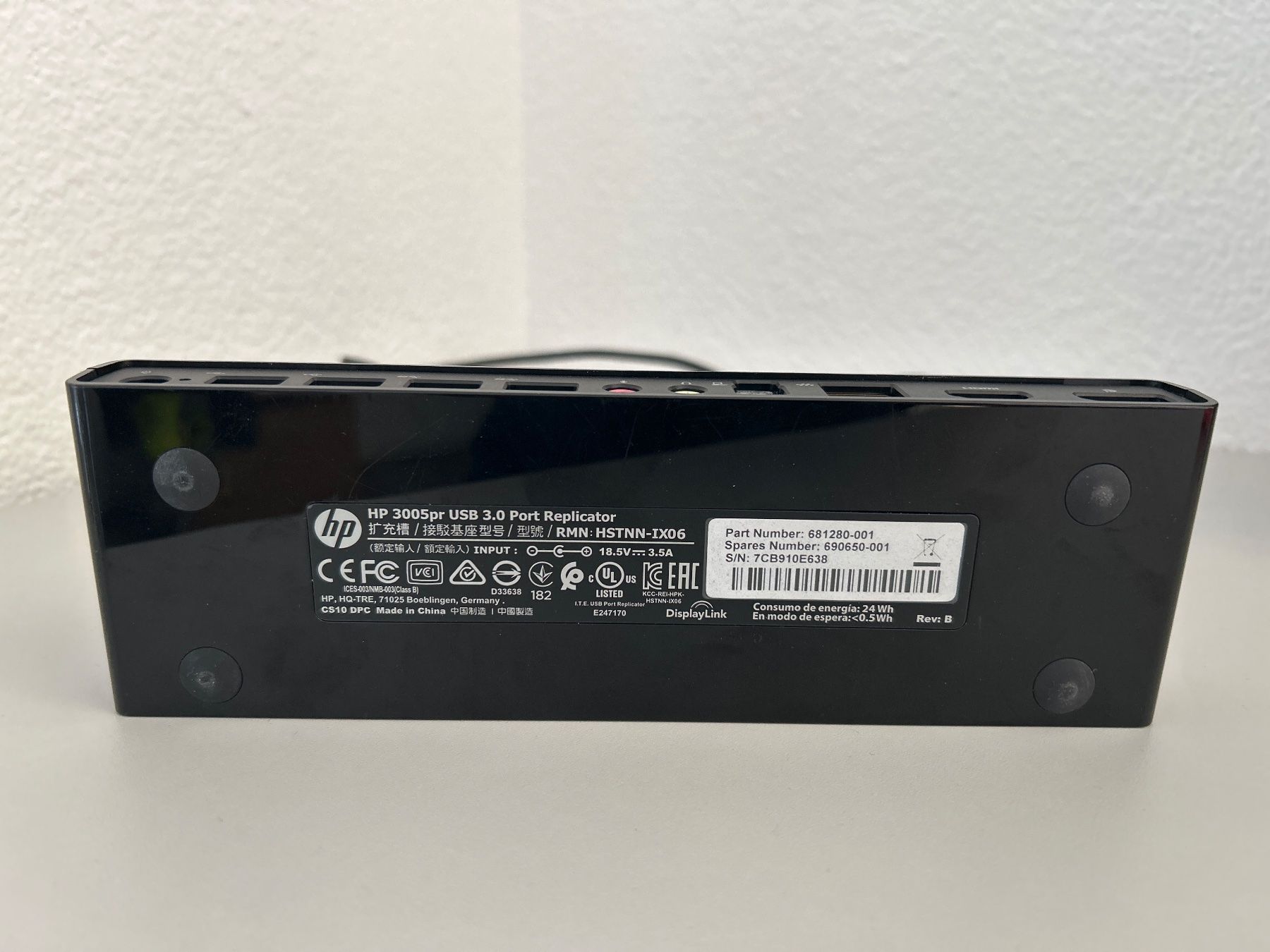Hewlett Packard Dockingstation: HP USB 3.0 Port-Replikator – Gebraucht aus Gretzenbach von pasci_01 2