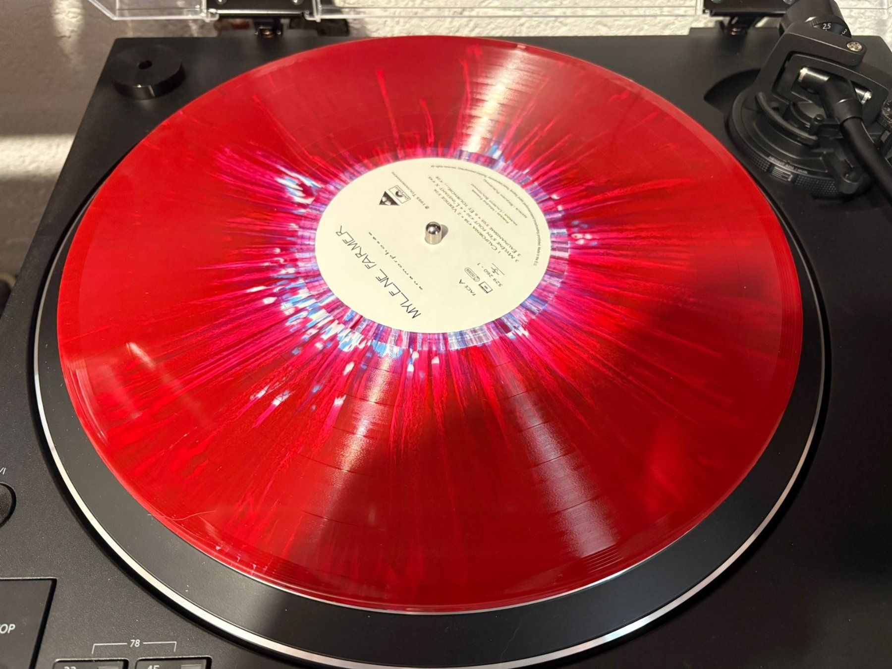 Dischi in vinile: Mylène Farmer Anamorphosée  couleur Rouge/L'autre – Usato da Mörel venduto da Manolocana