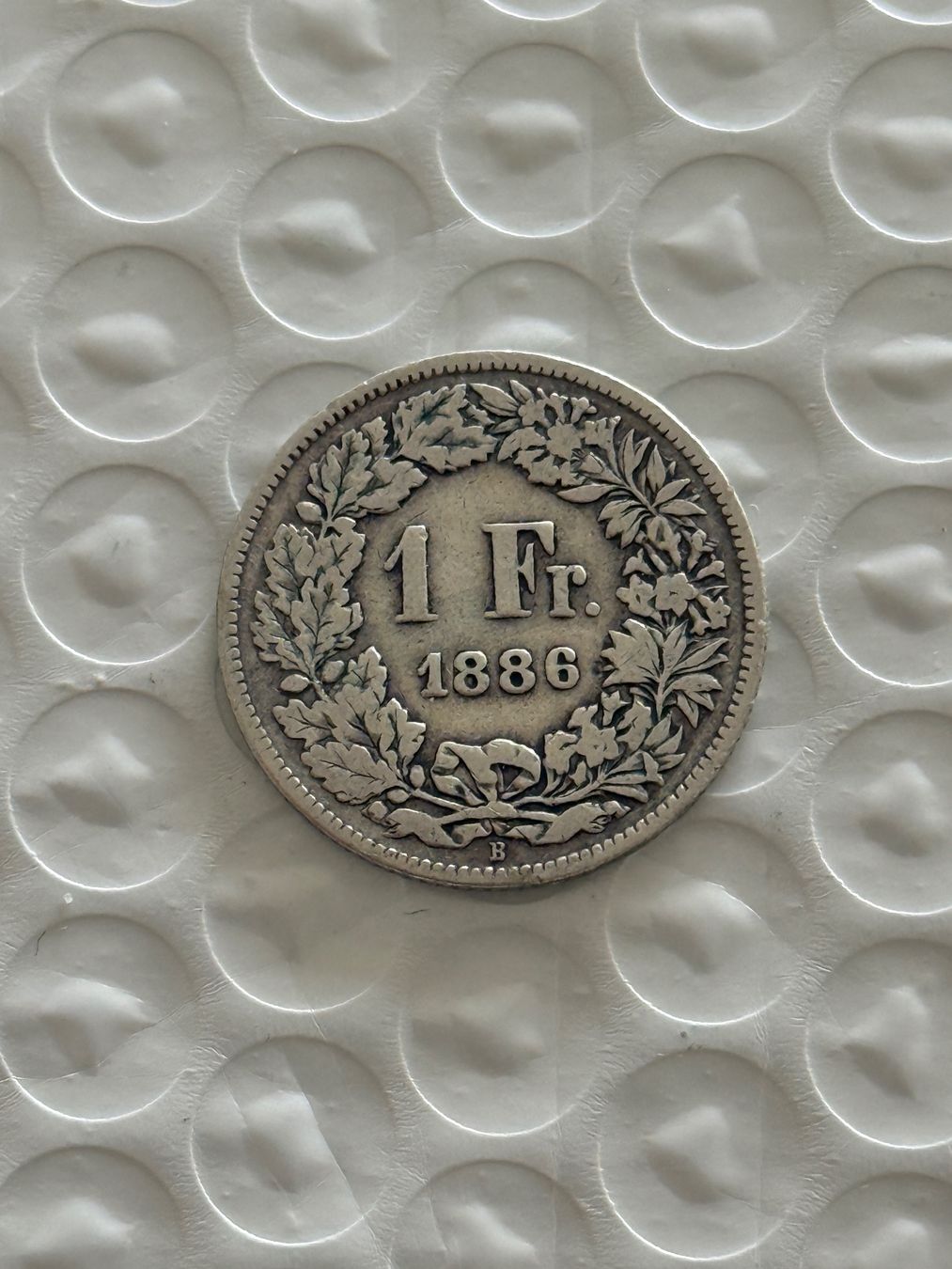 Tutti le monete: 1 Franken 1886  Silber, Rar – Usato da Wallisellen venduto da SWISS_SILVER1